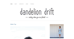 Desktop Screenshot of dandeliondrift.com